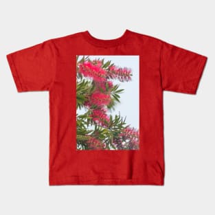 Cascading Bottlebrush Blooms Kids T-Shirt